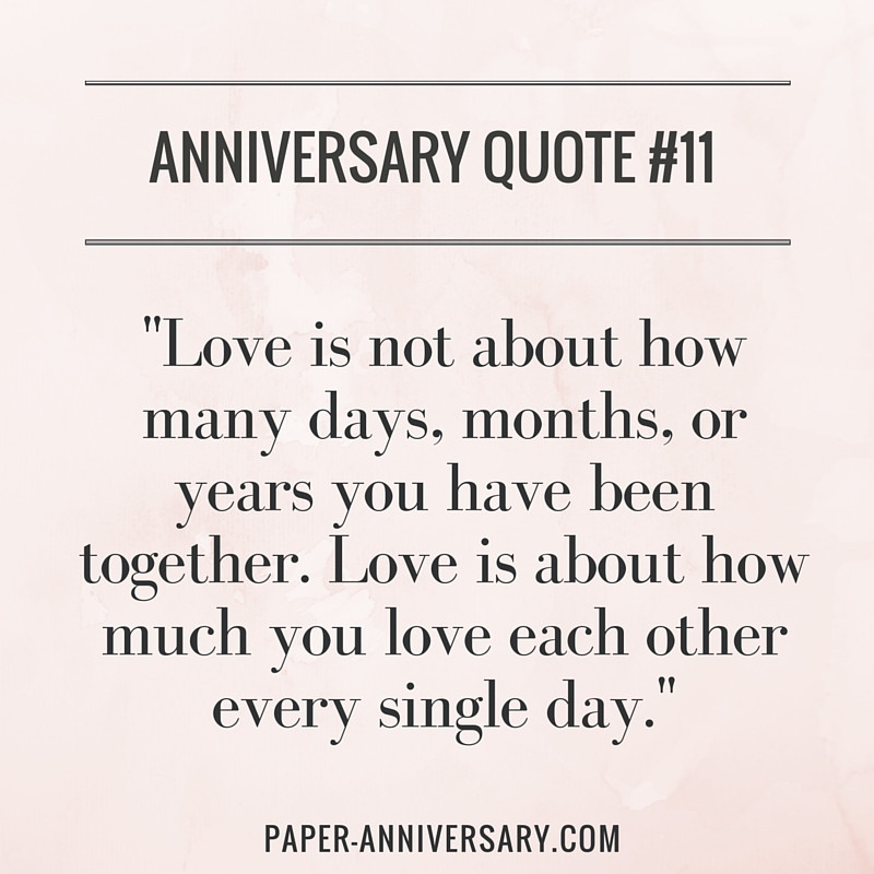 1 Year Anniversary Quotes For Him
 20 Perfect Anniversary Quotes for Him Paper Anniversary