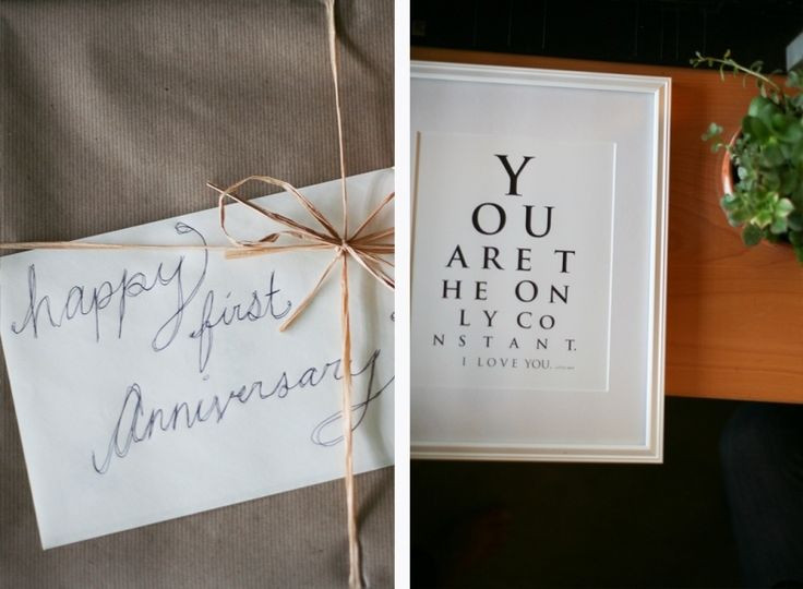 1 Year Wedding Anniversary Gift Ideas
 25 unique e year anniversary ts ideas on Pinterest