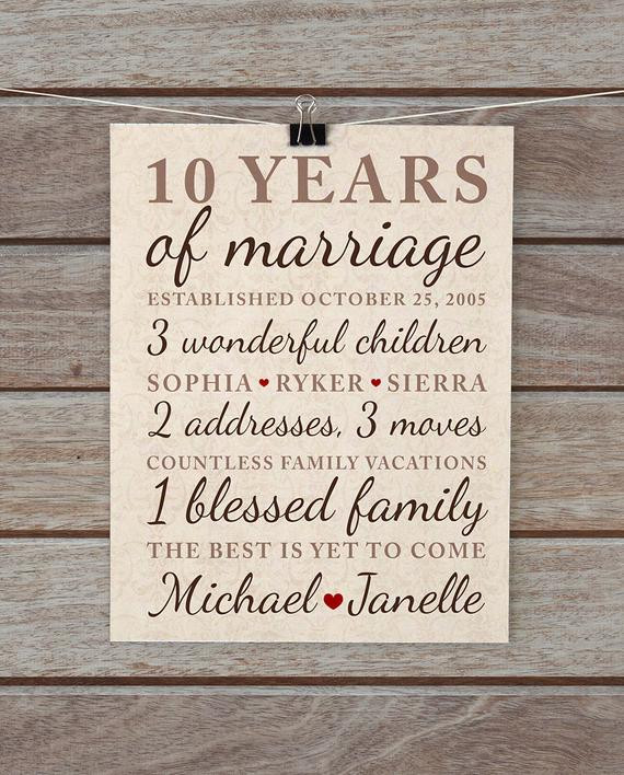 10 Year Anniversary Quotes
 10 Year Anniversary Gift Wedding Anniversary Important Dates