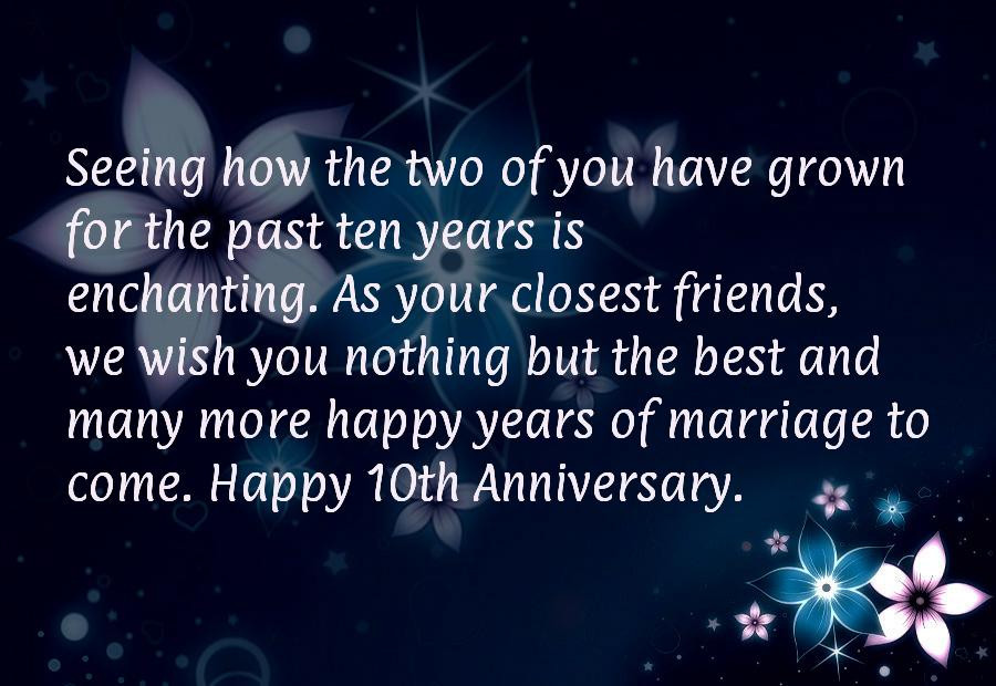 10 Year Anniversary Quotes
 10 Years Anniversary Quotes