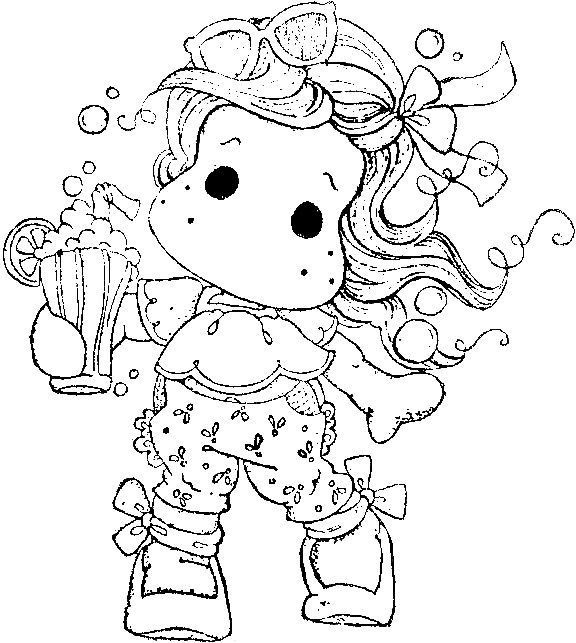 1000 Coloring Pages For Girls
 1000 images about Digi Stamps on Pinterest
