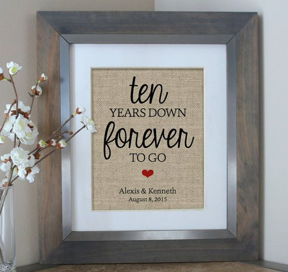 10Th Anniversary Gift Ideas
 25 best ideas about 10th Anniversary Gifts on Pinterest