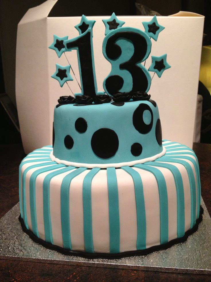13 Birthday Cake
 25 best ideas about 13th Birthday Cakes on Pinterest
