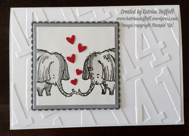 14Th Anniversary Gift Ideas
 Elephant Anniversary Card – Stampin’ Up – Katrina Duffell