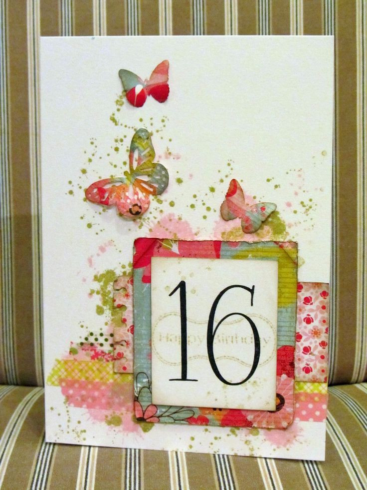 16Th Birthday Card Ideas
 115 best images about 16th Birthday Cards on Pinterest