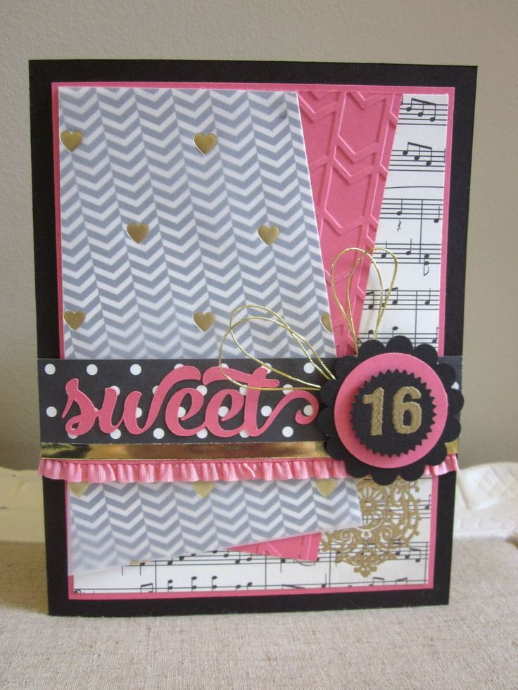 16Th Birthday Card Ideas
 115 best Cards 16th Birthday images on Pinterest