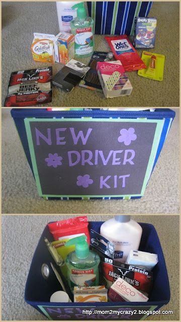 16Th Birthday Gift Ideas For Boys
 Sweet 16 Gift New Driver Kit for when my sister finally