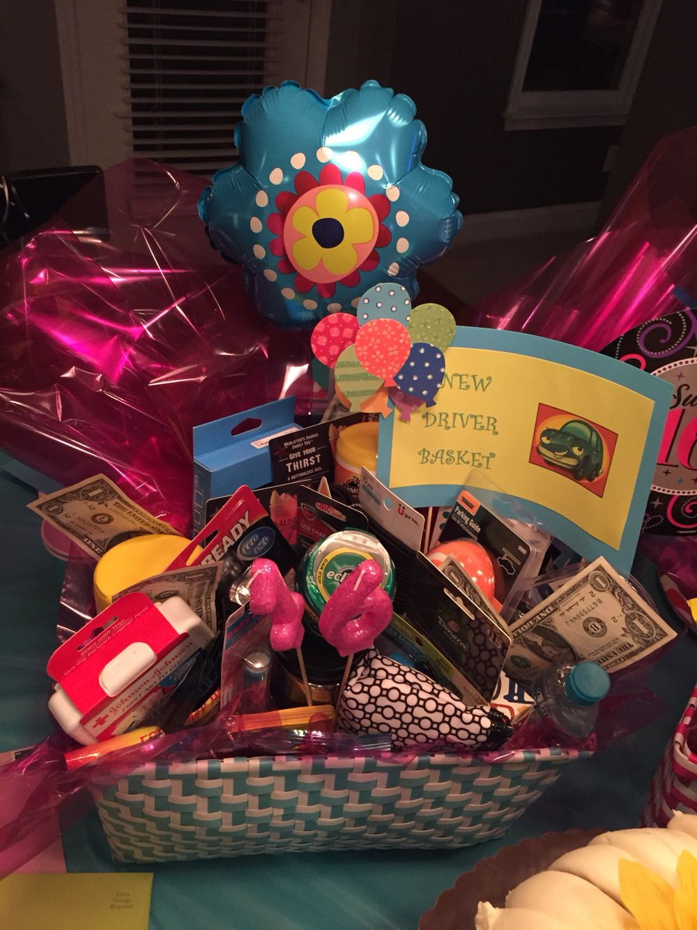 16Th Birthday Gift Ideas For Girls
 Sweet Sixteen New Driver Basket Gifts