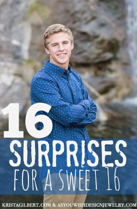 16Th Birthday Party Ideas Boy
 16 Surprises for a 16th Birthday