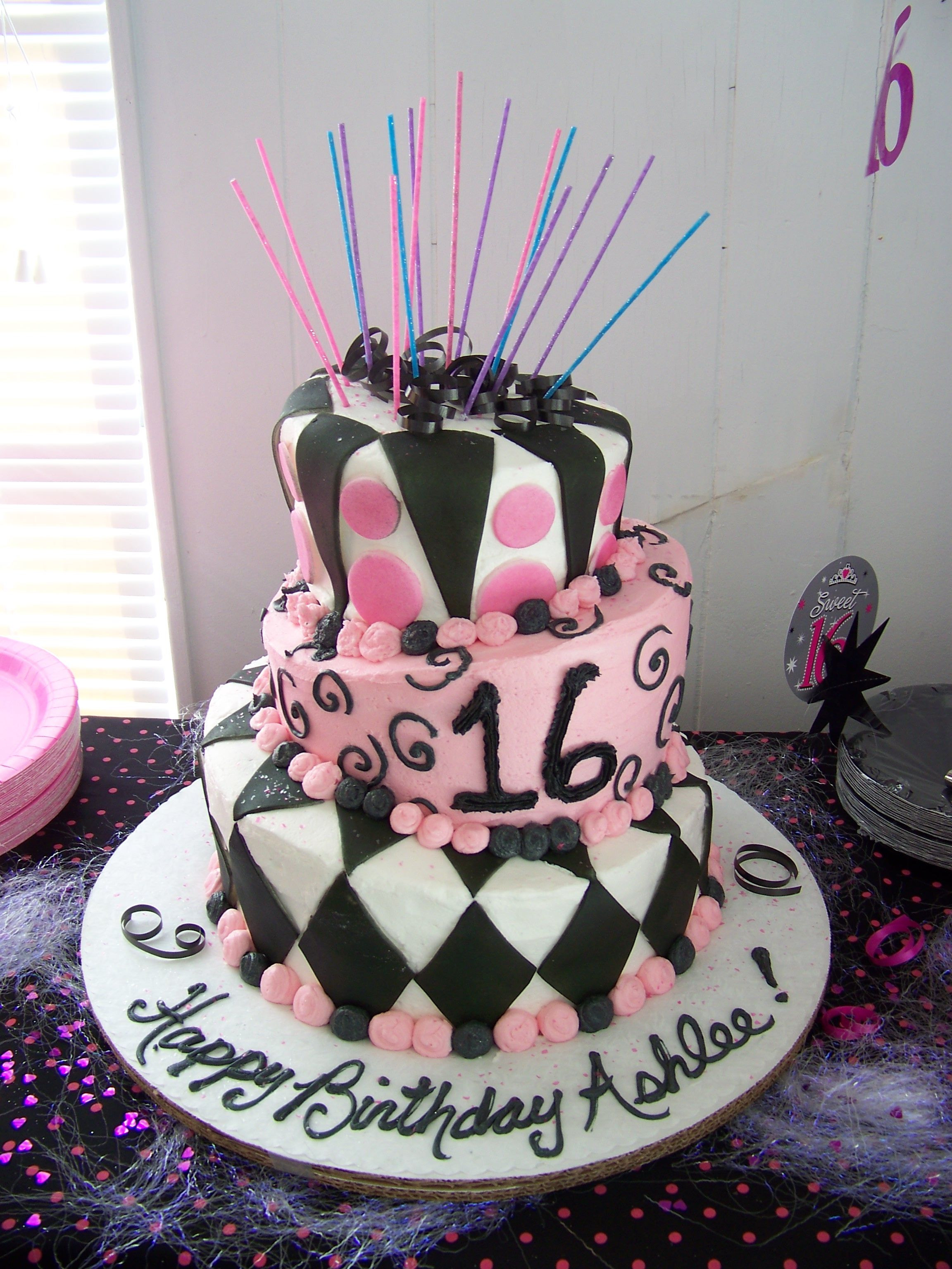 16Th Birthday Party Ideas For Girl
 Ashlee s 16th Birthday Cake cakes