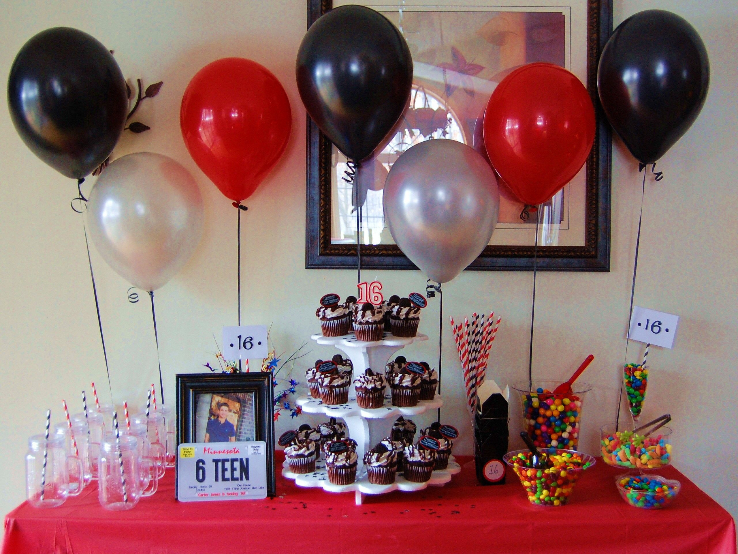 16Th Birthday Party Ideas For Girl
 SIXTEENTH BIRTHDAY for a GUY Sweet sixteen party ideas