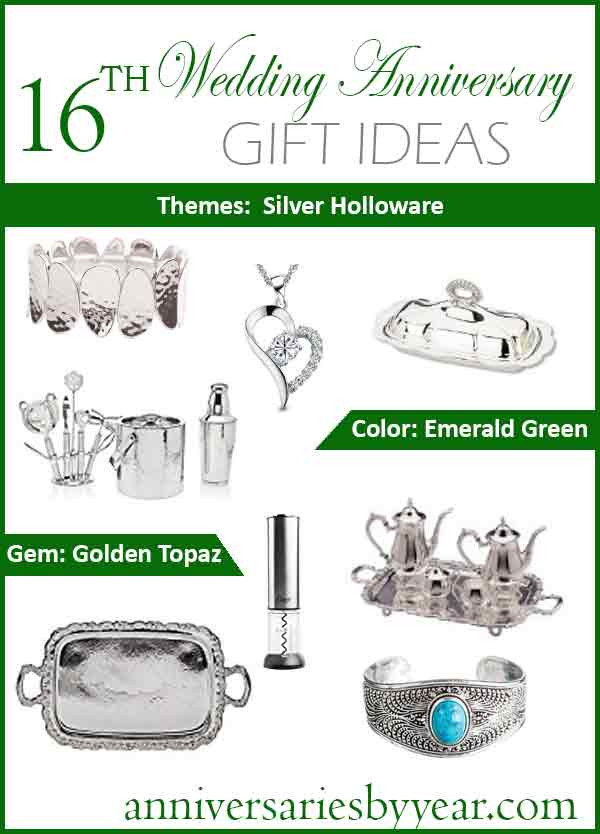 16Th Wedding Anniversary Gift Ideas For Him
 16th Anniversary Sixteenth Wedding Anniversary Gift Ideas