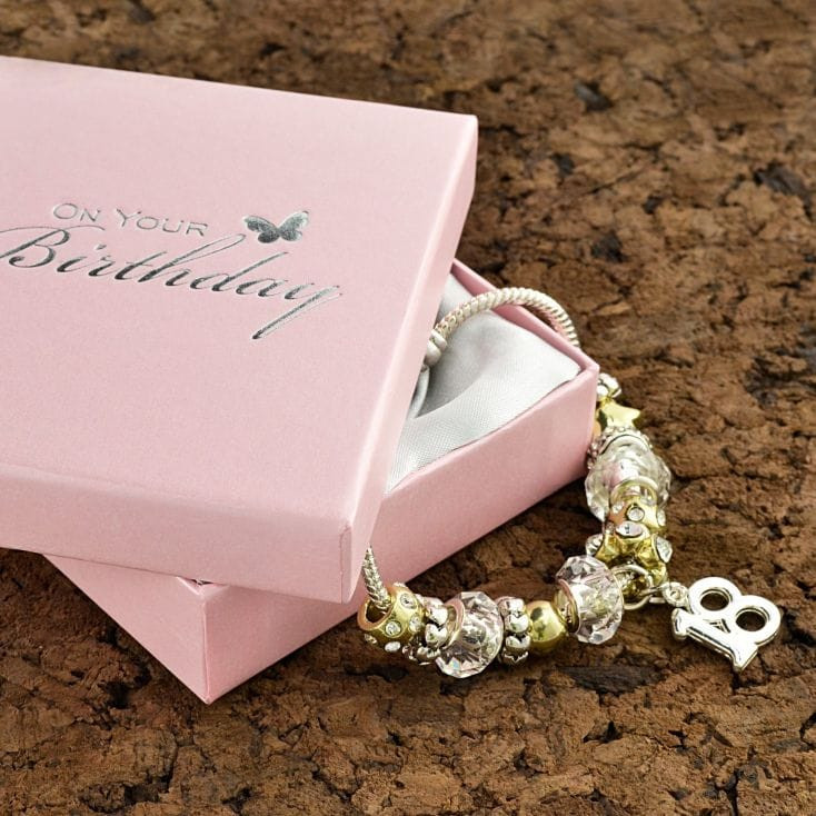 18 Birthday Gifts
 18th Birthday Charm Bracelet