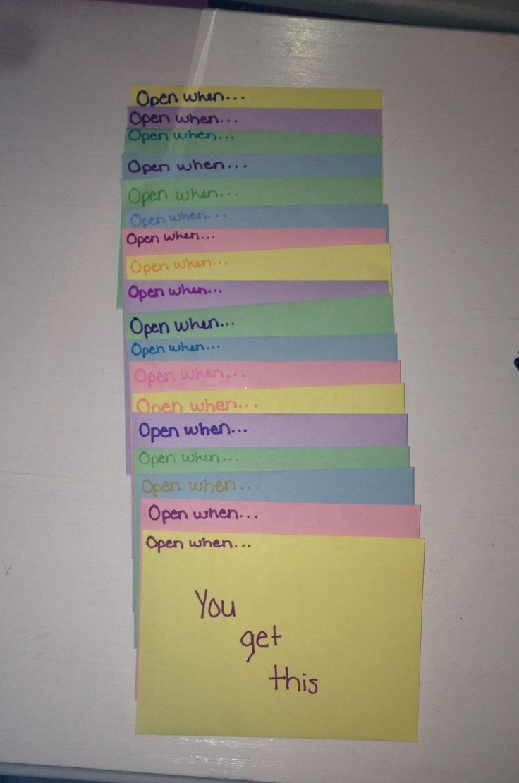 18Th Birthday Gift Ideas Boyfriend
 Done the "open when " Letters they were fun and so cute