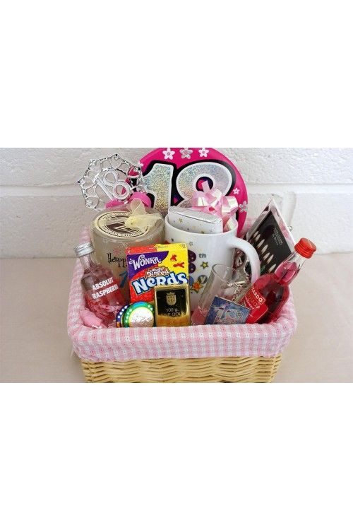 18Th Birthday Gift Ideas For Girls
 Personalised 18th Birthday Girls Alcohol Gift Basket
