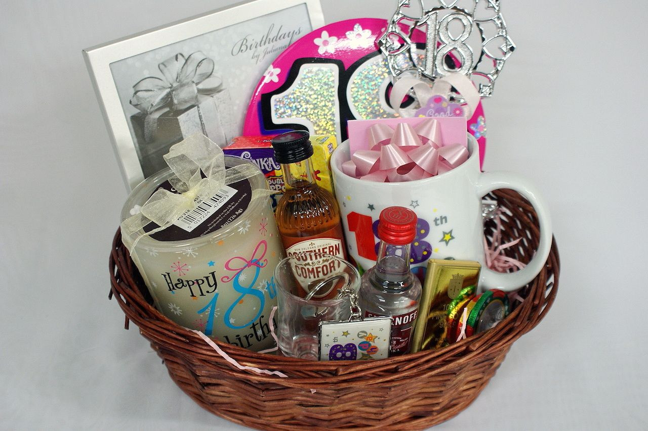 18Th Birthday Gift Ideas For Girls
 Personalised 18th Gift Basket for Girls GIFTS&DIY
