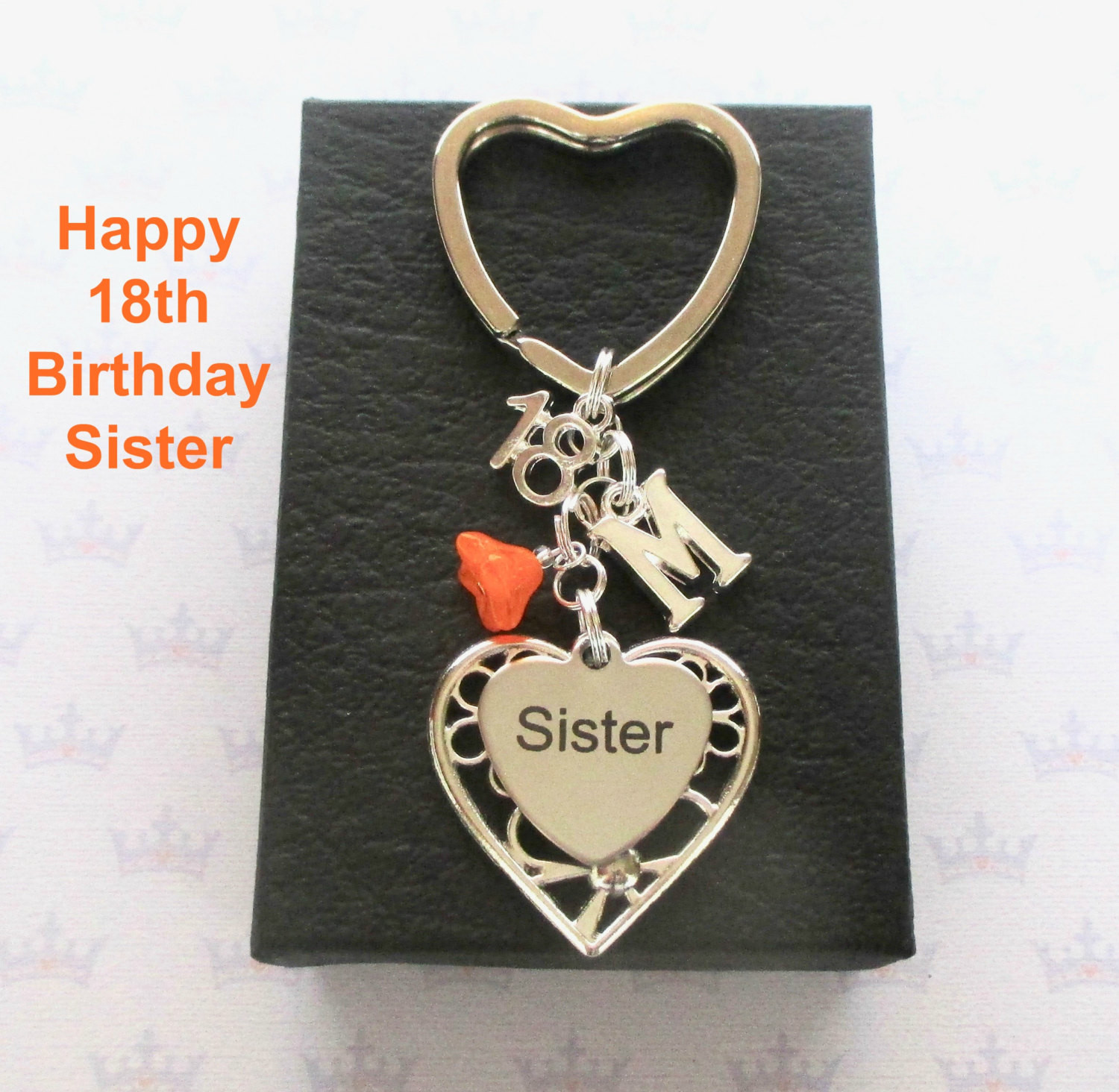 18Th Birthday Gift Ideas For Sister
 Sister 18th birthday t 18th keychain Sister t