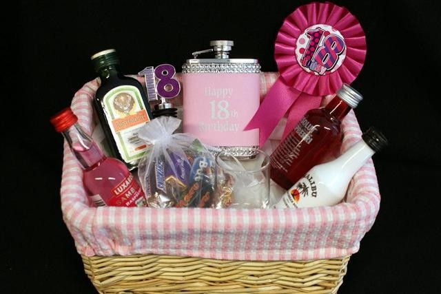 18Th Birthday Gifts For Girls
 Personalised 18th Birthday Girls Alcohol Gift Basket