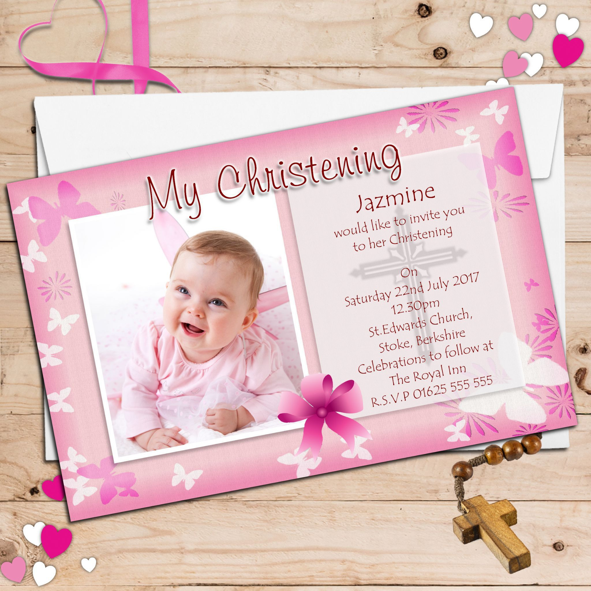 1St Birthday And Baptism Combined Invitations
 1st Birthday And Baptism Invitations 1st Birthday And