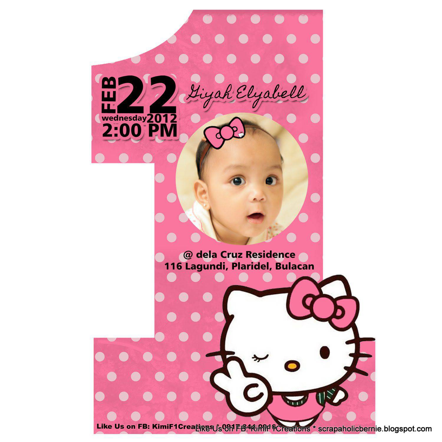 1St Birthday And Baptism Combined Invitations
 First Birthday And Baptism Invitations 1st Birthday And