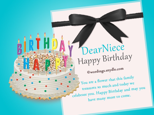 1St Birthday Wishes For Niece
 Top 50 Birthday Wishes for Your Niece – Birthday Quotes