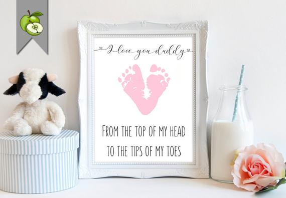 1St Father'S Day Gift Ideas
 First Father s Day Gift for New Dad I Love You Daddy