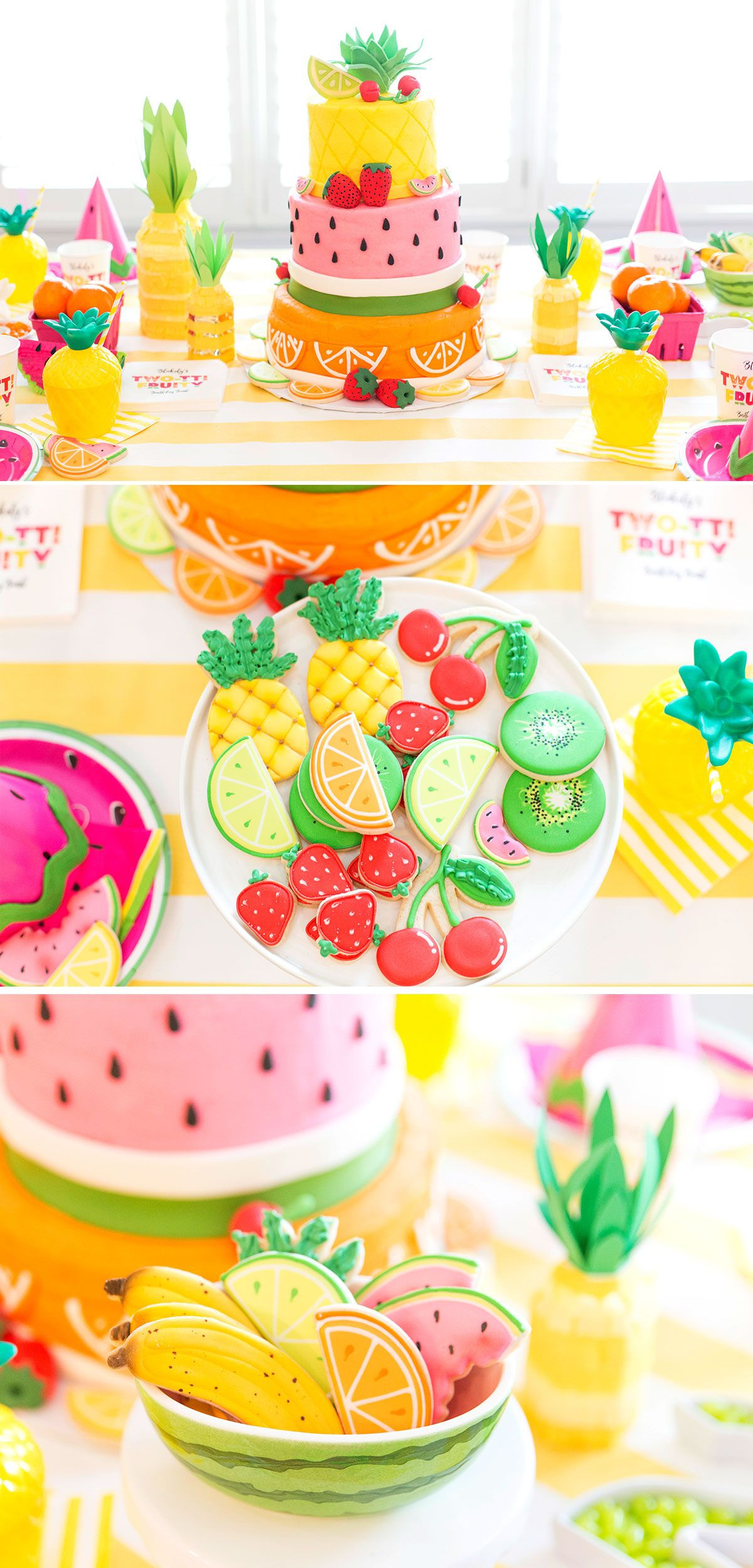 2 Year Old Birthday Party Ideas Summer
 Two tti Fruity Birthday Party Blakely Turns 2