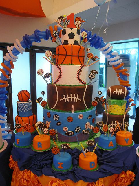 2 Year Old Boy Birthday Party Ideas
 sports cake in 2019 Cake decor
