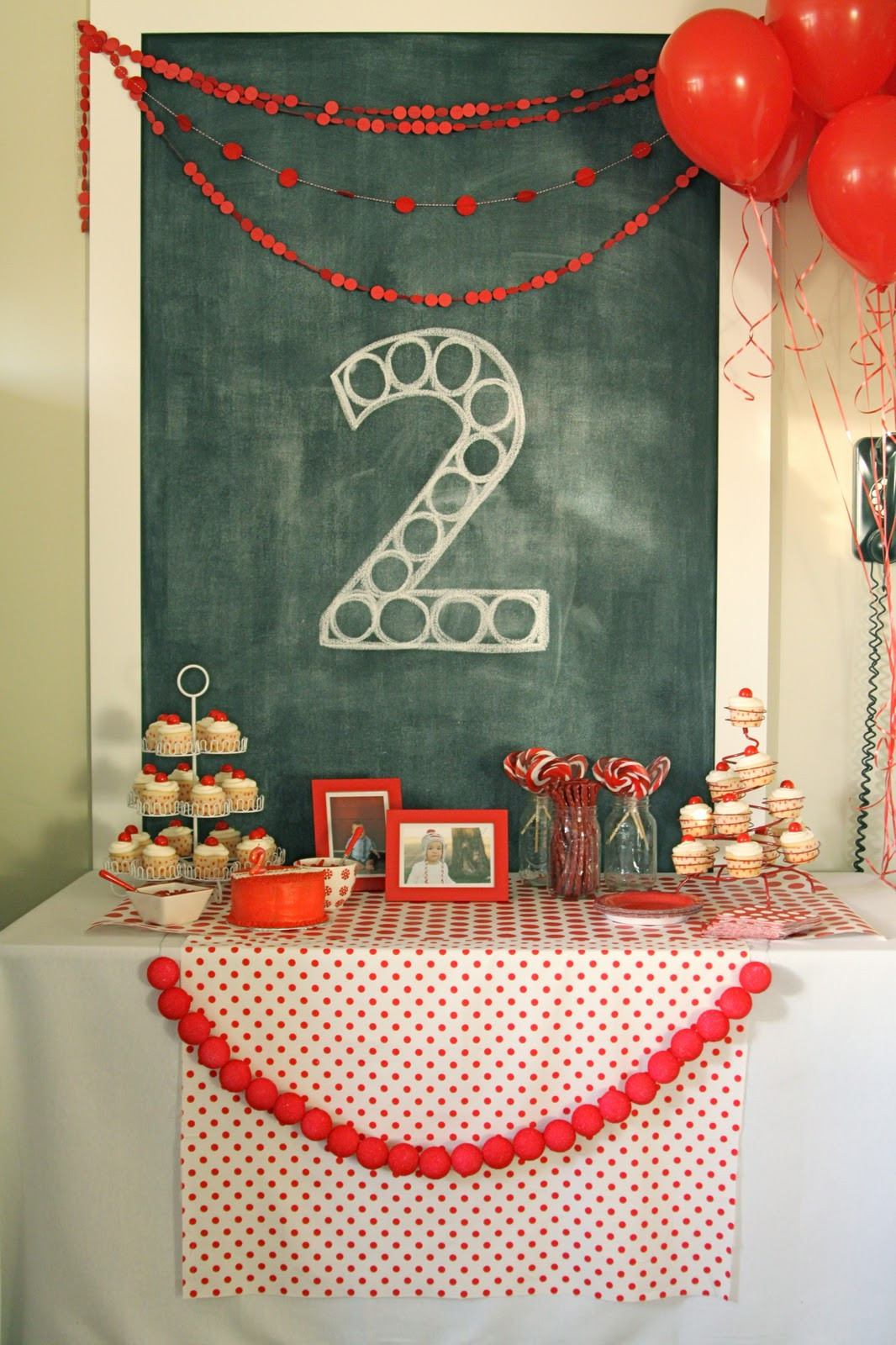 2 Year Old Boy Birthday Party Ideas
 red ball party levi’s second birthday The Macs