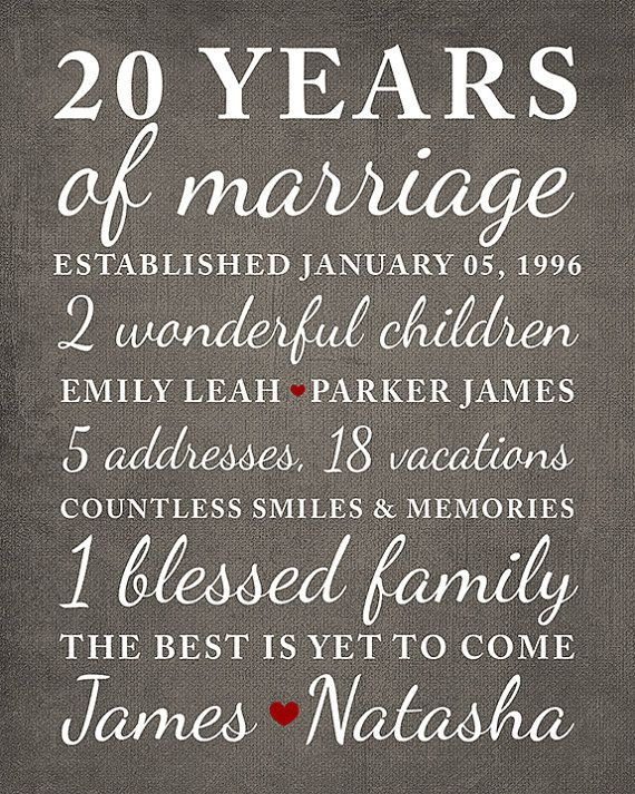 20 Years Of Marriage Quotes
 17 best ideas about 20 Year Anniversary on Pinterest