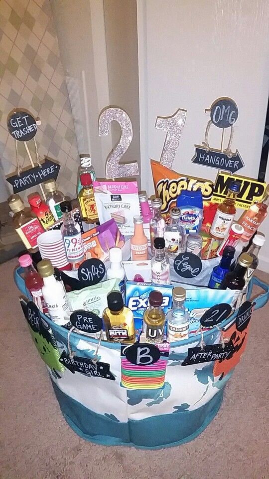 21St Birthday Gift Ideas For Girlfriend
 21st Birthday Basket Gift baskets