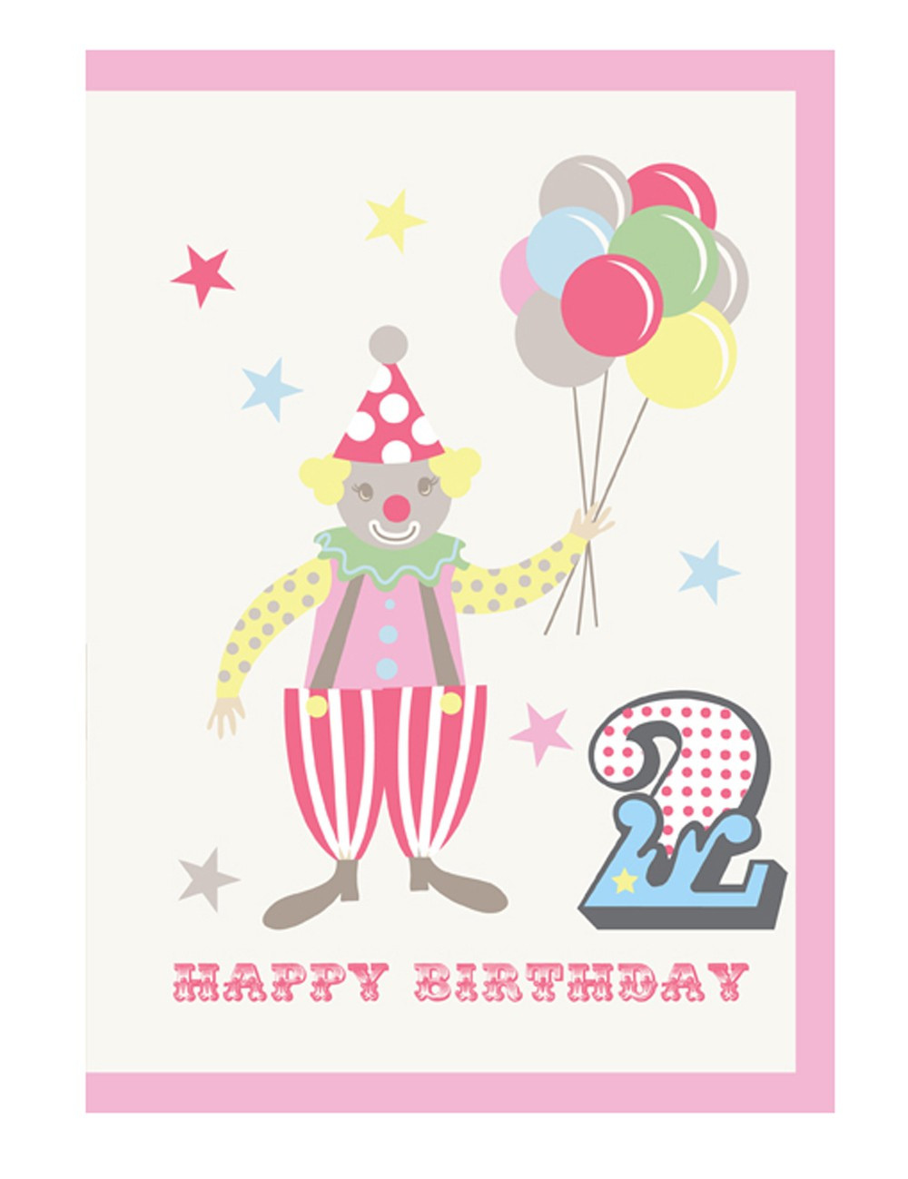 2Nd Birthday Card
 Birthday Card Happy 2nd Birthday Piccalilly