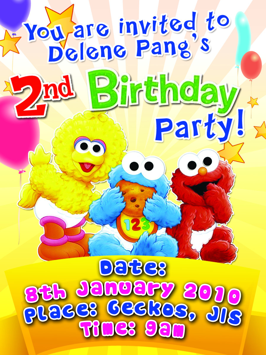 2Nd Birthday Card
 Happy 2nd birthday Delene Pang