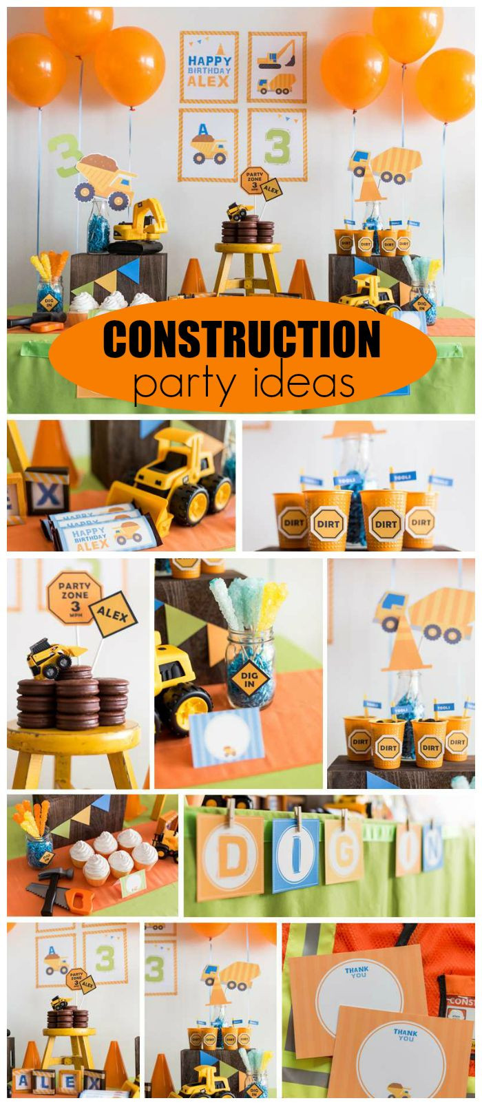 2Nd Birthday Gift Ideas For Boys
 Construction Birthday "Construction Party"
