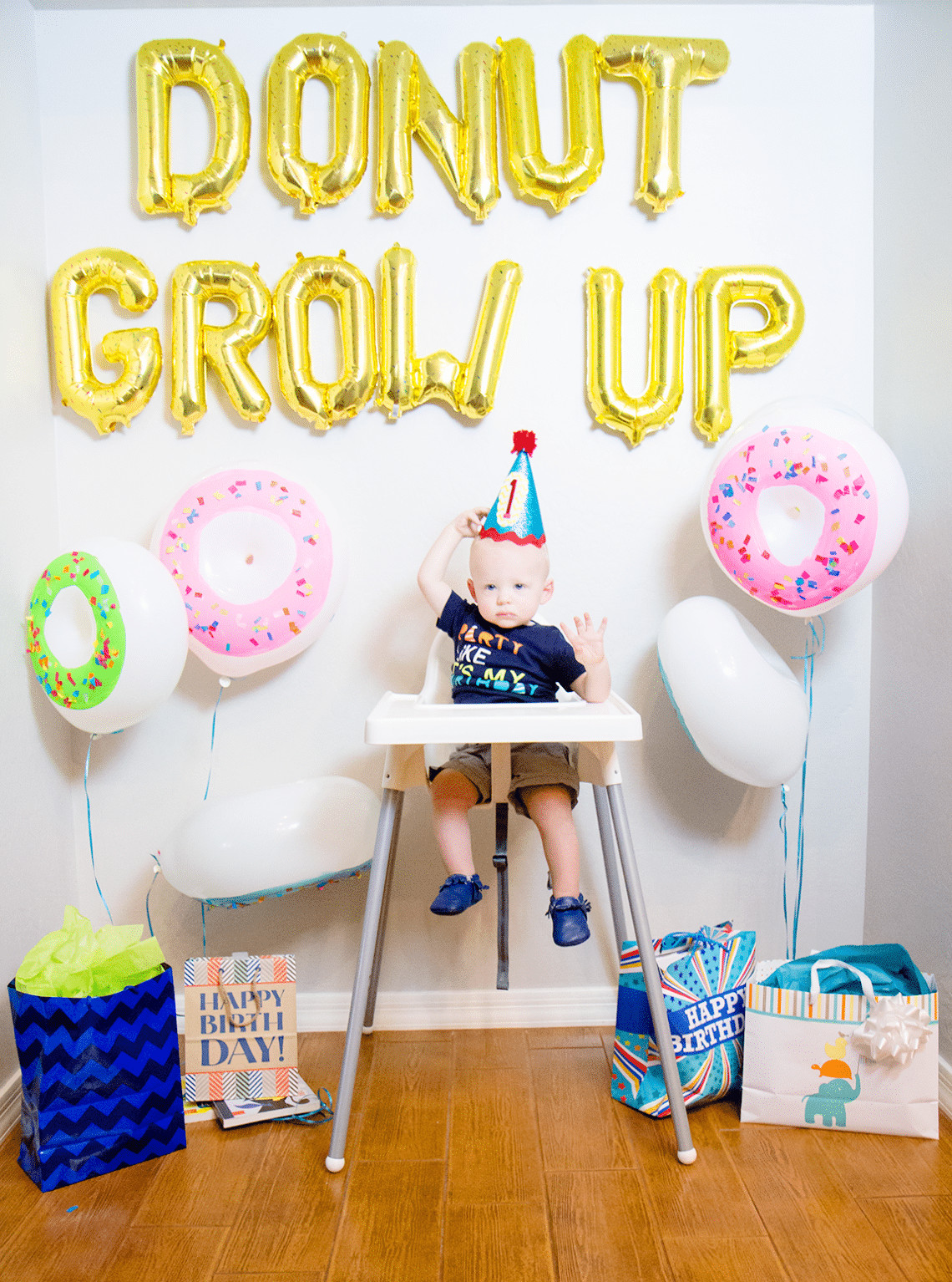 2Nd Birthday Gift Ideas For Boys
 Donut Grow Up 1st Birthday Party Friday We re in Love