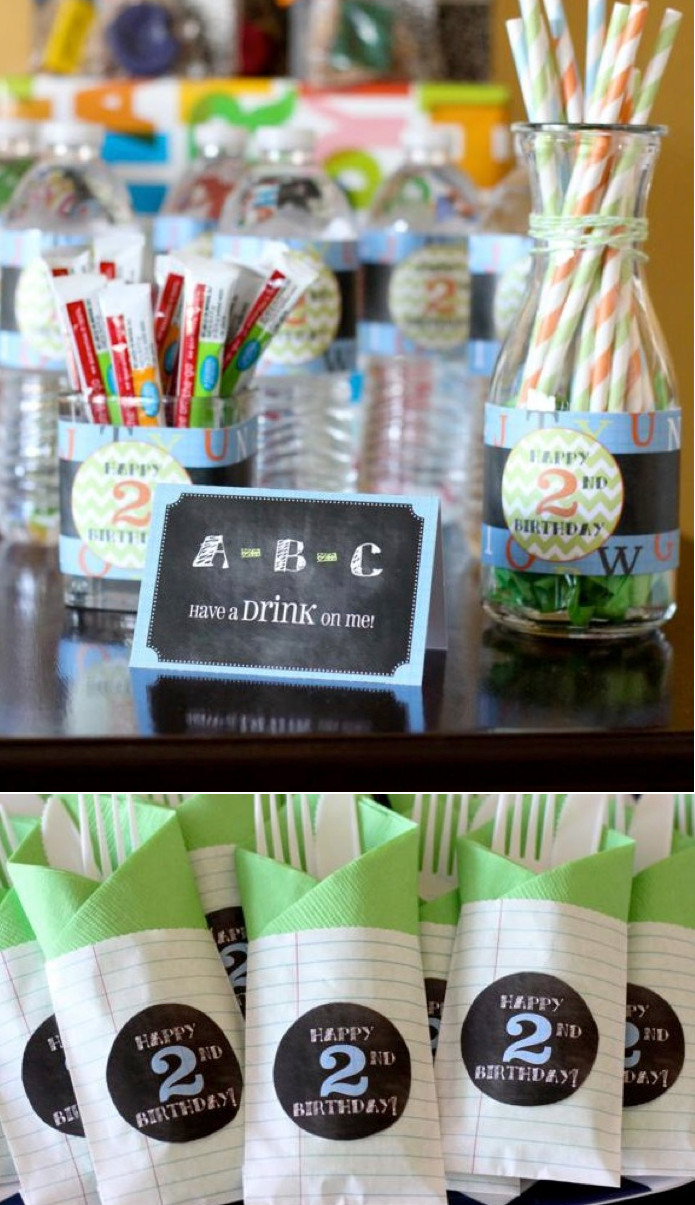 2Nd Birthday Gift Ideas For Boys
 Kara s Party Ideas Alphabet ABC Themed 2nd Birthday Party