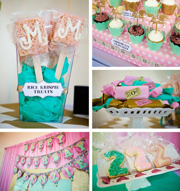 2Nd Birthday Party Ideas
 Kara s Party Ideas Carousel Cupcake Themed Birthday Party
