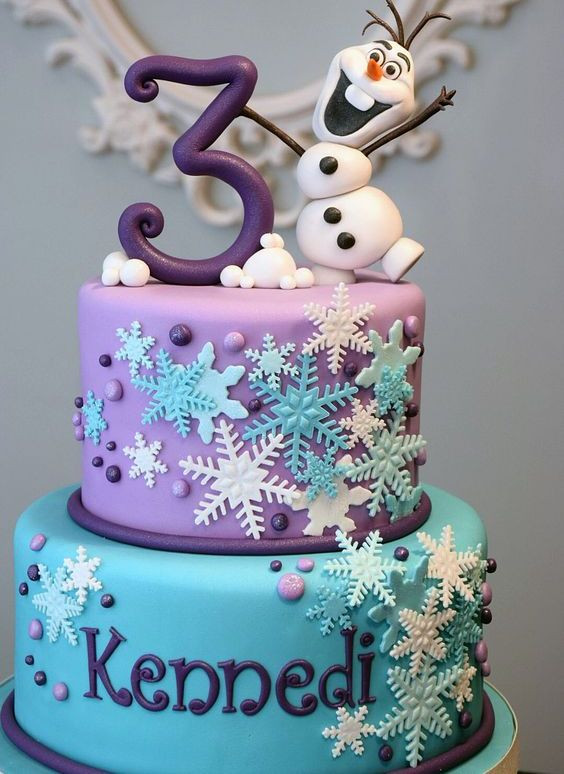 3 Yr Old Birthday Cake
 32 Elegant And Funny Frozen Kids’ Party Ideas Shelterness
