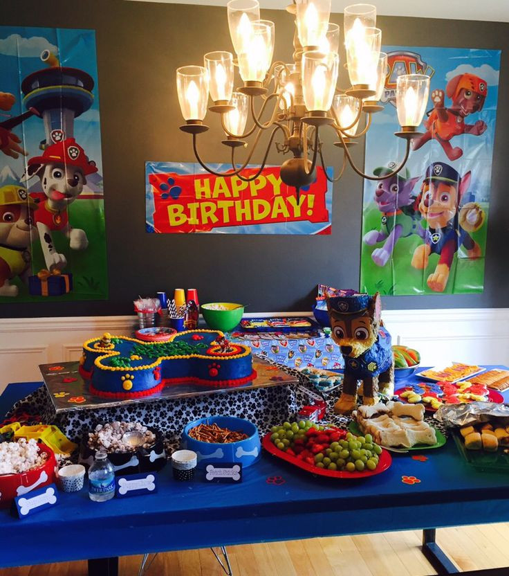 3 Yr Old Birthday Party Food Ideas
 Paw Patrol Birthday Party for 3 year olds