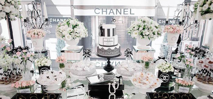 30 Year Old Birthday Party Ideas
 Kara s Party Ideas Chanel Inspired 30th Birthday Party