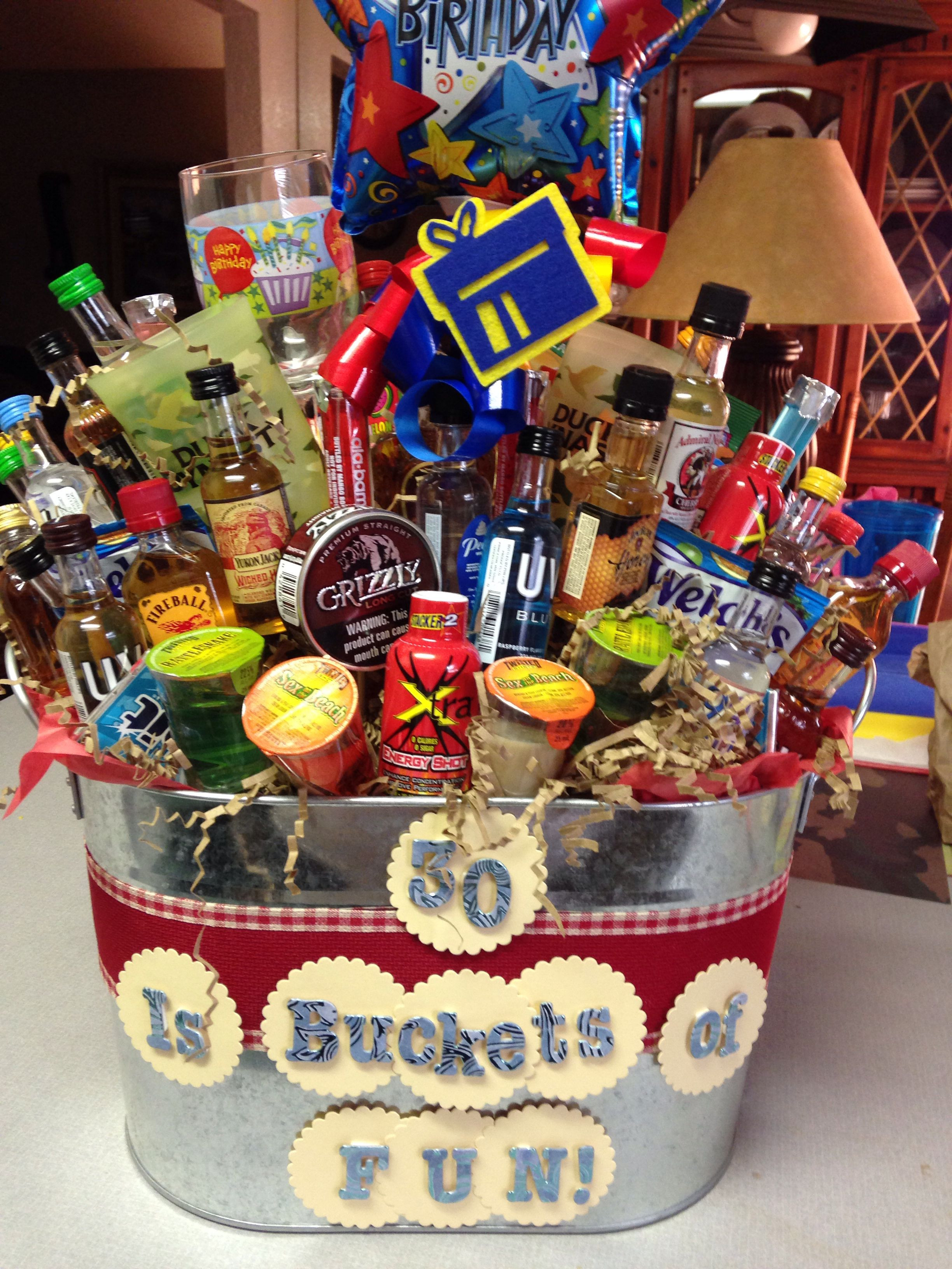 30 Year Old Birthday Party Ideas
 Turning dirty 30 t basket Cute Stuff