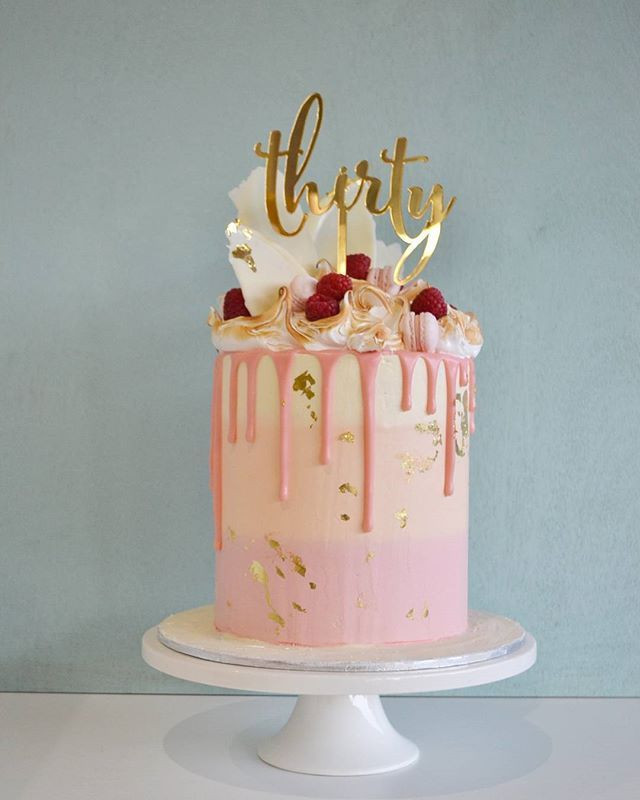 30Th Birthday Cake Ideas
 Image result for modern birthday cakes with gold