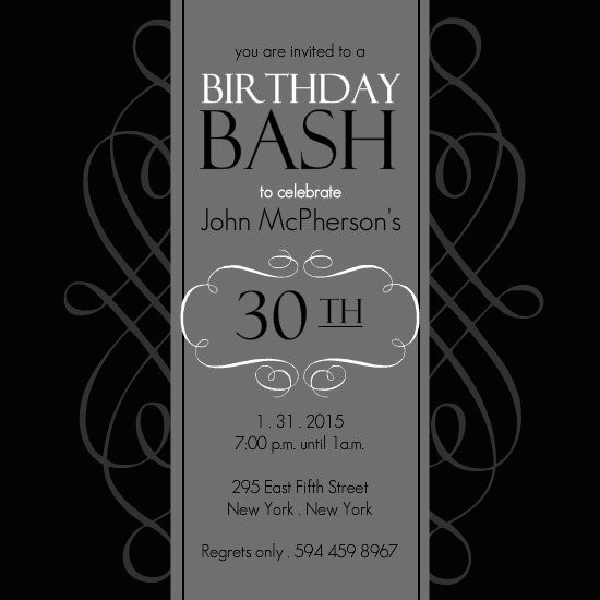 30Th Birthday Invitations Templates Free
 30th Birthday Invitations Templates Free