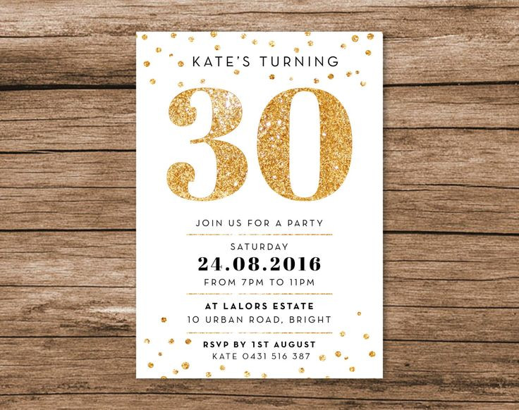 30Th Birthday Invitations Templates Free
 FREE 30th Birthday Invitation Wording – FREE Printable