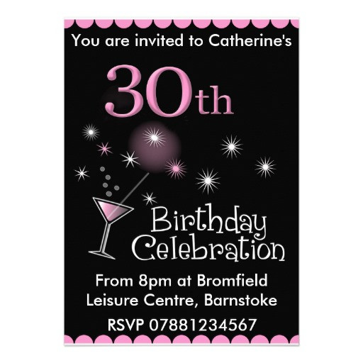 30Th Birthday Invitations Templates Free
 Free 30th Birthday Invitations Templates