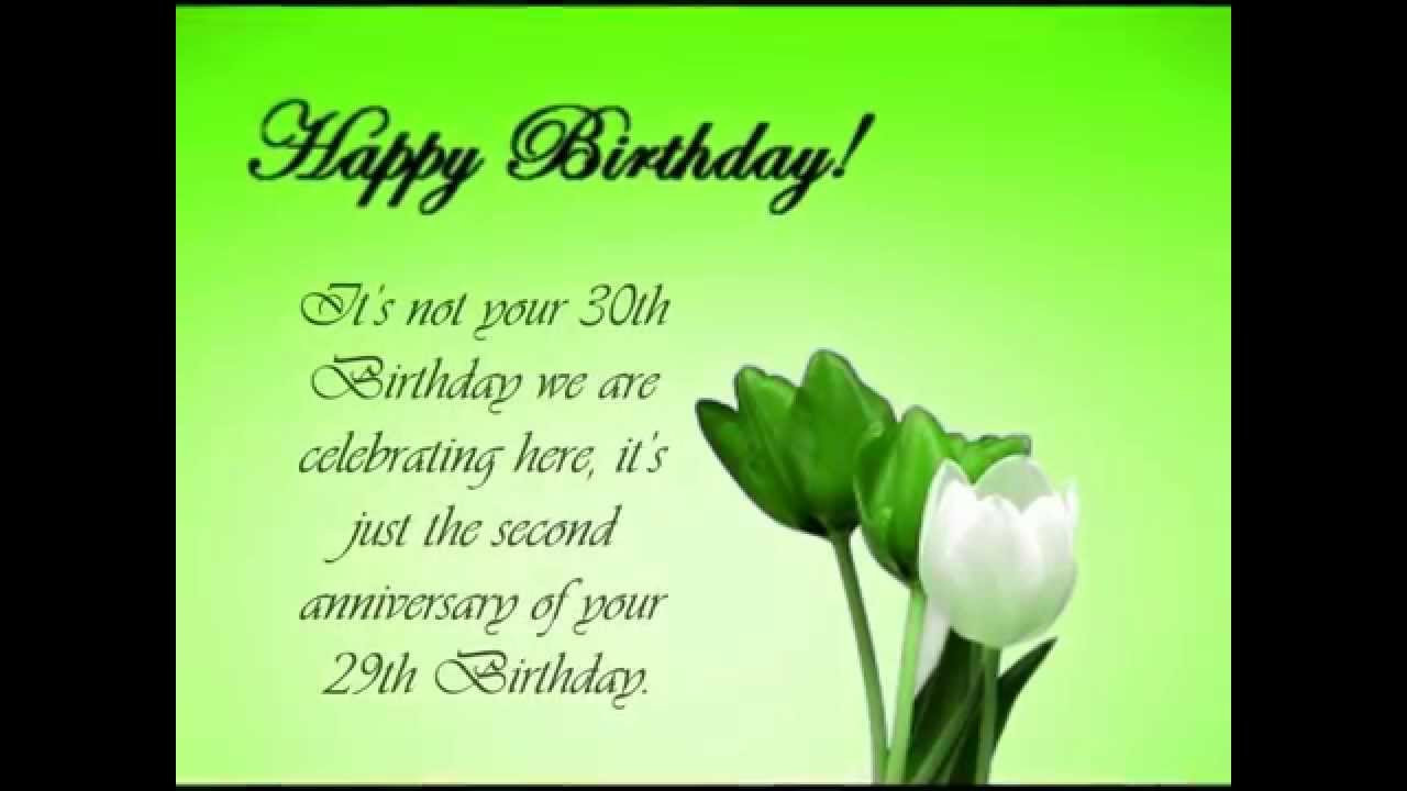 30Th Birthday Wishes For Friend
 Amazing happy 30th birthday greeting for best friends and