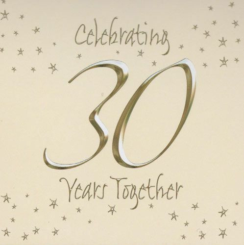 30Th Wedding Anniversary Quotes
 30th Happy Wedding Anniversary Invitations Cards