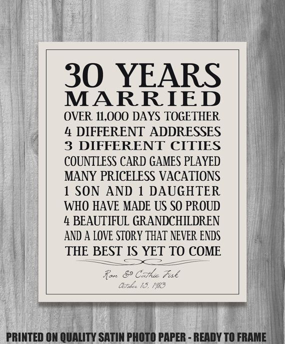 30Th Wedding Anniversary Quotes
 love story typography Google Search