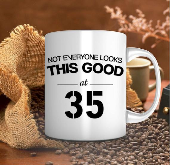35Th Birthday Gift Ideas For Her
 35th birthday t birthday mug for him for her by