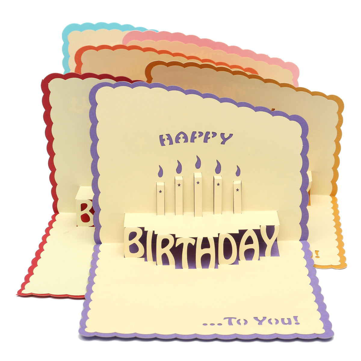 3D Birthday Card
 Happy Birthday 3D Greeting Card Pop Up Birthday Party
